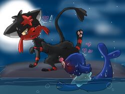 1girls ambiguous_gender artist_request bestiality blush female female/ambiguous feral furry heart interspecies litten nintendo penetration pokémon_(species) pokemon pokemon_(species) pokemon_sm popplio pussy pussy_juice tagme tears vaginal_penetration video_games wet zoophilia
