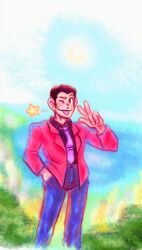 1male colorful cute fanart first_post first_post_of_the_year lupin_iii lupin_iii_fanart male male