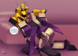 blitzwing bumblebee_(transformers) cuntboy cuntboy_sans_balls herm hermaphrodite intersex male male/male maleherm multi_genitalia penis pussy transformers transformers_animated