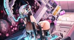 6+girls absurdly_long_hair absurdres all_fours areola_slip ass august_von_parseval_(azur_lane) azur_lane black_gloves black_hair black_thighhighs blush bondage bound breasts breasts_apart brown_hair censored chinese_commentary dildo double_penetration elbow_gloves fellatio female femsub friedrich_der_grosse_(azur_lane) gloves hair_over_one_eye headgear highres horns huge_breasts impossible_clothes impossible_leotard large_breasts leotard long_hair mechanical_horns mixed-language_commentary mosaic_censoring multicolored_hair multiple_girls oral prinz_eugen_(azur_lane) red_hair red_horns restrained revealing_clothes roon_(azur_lane) see-through sex_machine sex_toy stationary_restraints streaked_hair tentacle tentacle_sex thighhighs two-tone_hair vaginal_penetration very_long_hair white_hair yellow_eyes yusha_m