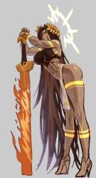 1girls ass big_ass big_breasts big_butt big_thighs breasts female god-emperor_of_mankind tagme thighs warhammer_(franchise) warhammer_40k