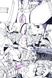 biting_thigh blowjob blurr cunnilingus cuntboy cuntboy_sans_balls fellatio gag gagged herm hermaphrodite intersex male maleherm multi_genitalia penis purple_cum pussy questionable_consent tarn_(transformers) transformers transformers_idw