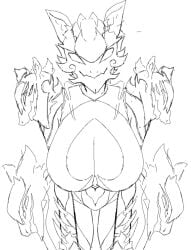 big big_ass breasts female furry furry_female gatopng milf voruna_(warframe) warframe