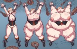 1girls bbw belly big_belly big_breasts blonde_hair bondage breasts canon_bbw clover_(totally_spies) fat fat_rolls feederism feeding female force_feeding huge_belly huge_breasts mechanical_arm morbidly_obese nipples nylonwave obese overweight overweight_female panties passion_patties sequence shackles ssbbw thick_thighs thunder_thighs totally_spies twintails wardrobe_malfunction weight_gain wide_hips