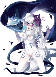 kindred from league of legends by 傲嬌病魔兔