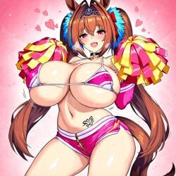 1girls ai_generated animal_ears anthropomorphization artist_request daiwa_scarlet_(umamusume) eyes female hair legs skin tagme umamusume umamusume_pretty_derby young