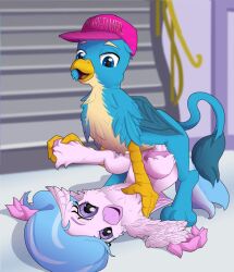 avian beal female feral friendship_is_magic gallus_(mlp) gryphon hippogriff male my_little_pony sex silverstream_(mlp) tagme