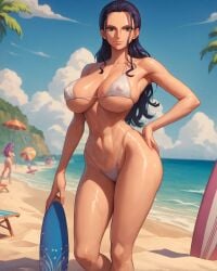 1girls 3girls abs ai_generated alex-schura armpits ass bare_arms bare_shoulders beach beach_chair bikini black_hair blue_eyes blue_sky blurry blurry_background breasts cleavage closed_mouth clothing cloud completely_nude curvaceous curvaceous_female curvaceous_figure curvy curvy_figure dark_skin day erect_nipples female female_focus female_only groin hair_slicked_back hand_on_hip highleg highleg_bikini large_breasts lips long_hair looking_at_viewer micro_bikini multiple_girls muscles navel nico_robin nipples nude ocean one_piece outdoors palm_tree post-timeskip purple_hair sand skindentation sky smile solo_focus standing stomach string_bikini sunglasses swimsuit thighs tree umbrella underboob voluptuous voluptuous_female water wet white_bikini white_swimsuit