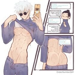 getou suguru from jujutsu kaisen by ordernumber069