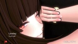 1boy 1boy1girl 1girls 3d_animation ahoge animated bikini brown_hair commander_(girls'_frontline) cum_in_pussy deep_penetration dialogue dsr-50_(girls'_frontline) feet fellatio girls'_frontline girls'_frontline_2:_exilium gold_jewelry kissing kissing_while_penetrated kittenvox loreley_(girls'_frontline_2) music naked nipples ponytail prone_bone red_eyes relic77 sound sound_effects stripping tagme video voice_acted walking