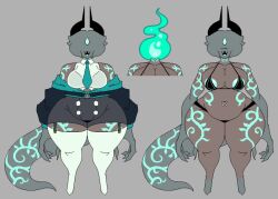 1girls 2024 areola_slip areolae belly big_areola big_breasts big_hands big_thighs blue_nipples blush bottom_heavy bra breasts bune_(sewerseraph) chubby chubby_female cleavage clothed clothed_female color cyclops dark-skinned_female dark_skin dragon_girl female female_only grey_background hips horns huge_breasts huge_thighs large_areolae long_arms markings monster_girl navel navel_piercing necktie nipples old_art old_design open_mouth reference_sheet sewerseraph shortstack smile solo solo_female tagme tail tail_markings thick_thighs thighhighs thighs underwear underwear_only wide_hips