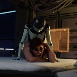 3d animated big_ass big_breasts commander_shepard edi femshep futa_on_female futanari mass_effect mojai no_sound prone prone_bone prone_position short_video shorter_than_10_seconds tagme video