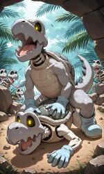 2boys ai_generated ambiguous_gender ambiguous_penetration anal anal_sex boots domination dry_bones exhibitionism face_down_ass_up gay gay_sex gloves glowing_eyes homosexual koopa koopa_troopa lizard male/male male_only mario_(series) open_mouth outdoors outside rough rough_sex sex shell skeleton slam super_mario_bros. super_mario_bros._3 sweat sweatdrop turtle voyeur voyeurism