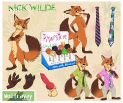 3_toes 4_fingers absurd_res animal_genitalia animal_penis anthro anus backsack balls border canid canine canine_genitalia canine_penis clothed clothing disney feet fingers fluffy fluffy_tail fox fully_sheathed genitals hi_res knot licking male male_only mammal model_sheet narrowed_eyes nick_wilde nude paws penis sheath sitting solo tail text toes tongue white_border wolfrayay zootopia