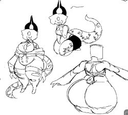 1girls 2024 art_program_in_frame ass big_ass big_hands big_thighs blush bottom_heavy bottomless bune_(sewerseraph) cleavage clothed clothed_female cyclops dragon_girl female female_only front_view horns huge_ass huge_thighs long_arms looking_at_viewer markings monster_girl multiple_views old_art old_design open_mouth pose rear_view sewerseraph shortstack side_view sketch smile solo solo_female tagme tail tail_markings thick_thighs thighhighs thighs torn_thighhighs white_background