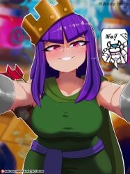 archer queen (clash of clans) from clash (series) by andy hero