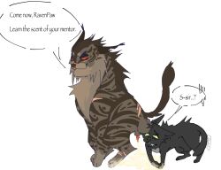animal_genitalia animal_penis balls balls_on_face domestic_cat duo english_text felid feline feline_genitalia feline_penis felis feral feral_on_feral genitals hi_res male male/male mammal musk penis ravenpaw_(warriors) scent scent_play sheath solflatter text tigerstar_(the_prophecies_begin) warriors_(book_series)