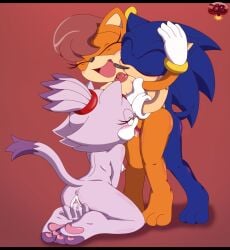 blaze the cat from sega by ladycherrybomba