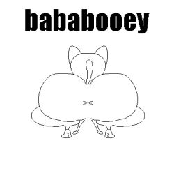 aliasing all_fours animated anthro anus ass bababooey_(nxyitn) big_butt black_text cat_tail digital_media_(artwork) domestic_cat explosion family_guy_death_pose felid feline felis huge_butt looking_away low_res male mammal meme monochrome nude nude_anthro nxyitn presenting presenting_hindquarters simple_background solo tabby_cat tail teasing teasing_viewer text thick_thighs twerking white_background x_anus