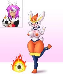 cinderace from nintendo by flybeeth