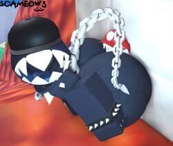 2girl 2girls 3d alternate_version_at_source alternate_version_available artist_name artist_signature ass_focus back_view big_ass big_butt blocky_body bubble_butt chain_chomp facesit facesitting gigi_(thecoatl034) high_resolution highres huge_ass mario_(series) massive_ass multiple_girls nintendo render rendered roblox roblox_studio robloxian scameows self_upload signature sitting_on_face sitting_on_person tagme thick thick_ass thick_thighs wall watermark