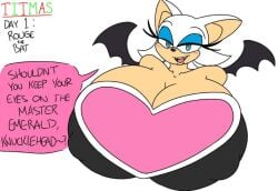 rouge the bat from sega by mr.lewd