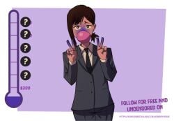 1female blueberry_inflation blueberryverse chainsaw_man female female_only higashiyama_kobeni inflation kobeni_higashiyama sequence
