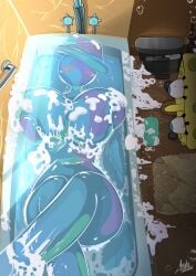 bubble buddy from spongebob squarepants by aonoexorcist100