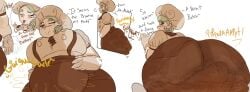 1girls 2020s 2025s bloated bloated_belly bloated_stomach bloated_tummy brown_skirt enjoying_farting enjoying_farts fanning fanning_ass fanning_self fart fart_cloud fart_fetish hyper_feces hyper_scat intentional_soiling jpeg katy_(pokemon) melissaalli nintendo onomatopoeia part_2 part_of_a_set pokemon pokemon_sv poop pooping pooping_on_self scat scat_fetish shart sharting shitting shitting_self soiling stomach_growling stomach_gurgle stomach_gurgling twitter twitter_link