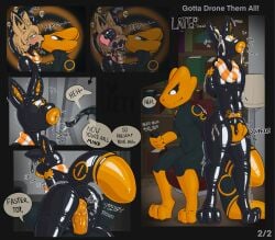 anal anal_penetration ball_squeeze bdsm bodily_fluids bondage bound brainwashing bulge chastity_bulge chastity_device clothing cum cum_drip cum_in_mouth cum_inside dominant dripping drone eevee femboy fight fighting_pose french_kissing generation_1_pokemon genital_fluids goo_transformation grope groping_crotch hi_res intelligence_loss iq kiss_on_lips kissing latex latex_clothing latex_skinsuit latex_transformation lips lizard lock_bulge lock_symbol loser loss meme nintendo null null_bulge penetration penis_squeeze perma permanent pokemon pokemon_(species) pose prisoner reptile restrained rubberjett saliva saliva_string scalie skinsuit suit thick_lips tight_clothing tongue tongue_out transformation
