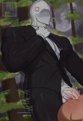 slenderman from creepypasta by yaotashi