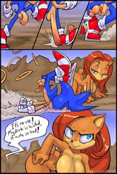 sally acorn from sega by thefuckingdevil