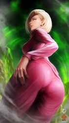 android 18 from dragon ball by amakuchichiyoko