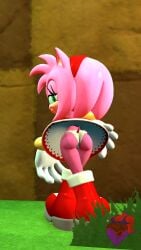 1girls 3d amy_rose anthro ass boots crossed_legs dress firenutter furry gloves green_eyes looking_at_viewer looking_back panties pink_fur red_boots red_dress sega short_hair solo solo_female sonic_(series) sonic_the_hedgehog_(series) thighs white_gloves white_panties