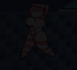 animated asphyxiation big_breasts bouncing_breasts bubbles drowned drowning gardevoir masturbating masturbation masturbation_through_clothing no_sound pink_(okami_tomato) pink_panties pixel_animation pixel_art pokemon pokemon_(species) striped_armwear striped_legwear topless trapped underwater zxtomatofan