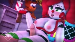 1080p 3d 3d_(artwork) 3d_animation 3d_model alcohol animated animatronic animatronic_female baby_(fnafsl) breasts breasts_out circus_baby circus_baby_(fnaf) clown clown_girl clown_makeup drunk drunk_sex female five_nights_at_freddy's five_nights_at_freddy's:_sister_location green_eyes huge_breasts huge_cock human humanoid jollyferret male/female music penis robot robot_girl robot_humanoid sfm sister_location smile smiling sound sound_effects source_filmmaker stockings tagme tan_body tan_skin thick_thighs thigh_sex thighs video voice_acted white_body white_skin