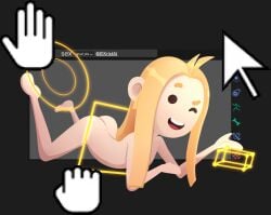 1girls ass ass blender blonde_hair elkris616 female female_focus female_only nude nude_female savannahxyz solo solo_female solo_focus youtube youtuber