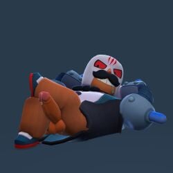 1male 1man 3d brawl_stars dick el_primo_(brawl_stars) gay male male_only only_male strogach