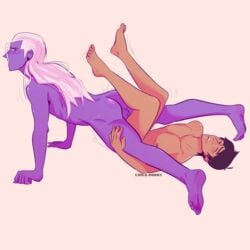 2boys anal chico-robot full_body interspecies lance_mcclain lotor male male_focus male_only multiple_boys nude penetration purple_skin sex voltron voltron:_legendary_defender yaoi