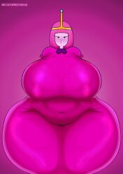 1female 1girls adventure_time artist_name cocoreche female princess_bubblegum solo_female tagme twitter_link