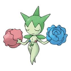 blue_nipples breasts edit edited_art edited_image edited_official_artwork generation_3_pokemon nude plant plant_girl pokemon pokemon_(species) pubic_hair pussy_close-up red_nipples roselia thicc transparent_background