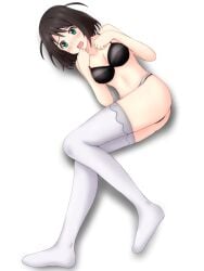 binkan-chan bra diro female shimoneta_to_iu_gainen_ga_sonzai_shinai_taikutsu_na_sekai short_hair solo thigh_highs