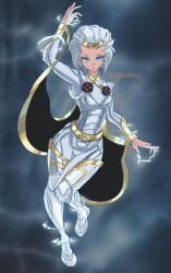 alternate_skin_color alternate_version_available birdb55 clothed clothed_female clothing electricity electronics female female_only floating fortnite fully_clothed fully_clothed_female headwear light-skinned_female light_skin looking_at_viewer marvel marvel_comics mutant_(marvel) ororo_munroe pose posing sfw sfw_version solo solo_female storm_(x-men) whitewashed x-men