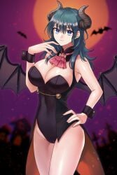 blue_eyes blue_hair breasts byleth_(female)_(fire_emblem) byleth_(fire_emblem) byleth_(fire_emblem)_(female) female female_only fire_emblem fire_emblem:_three_houses nintendo nyoro solo