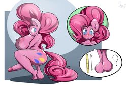 1futa 2017 ? absurdres areola balls big_breasts blush breasts cutie_mark dickgirl equine erection friendship_is_magic furry futanari highres huge_breasts humanoid_penis intersex long_hair mammal my_little_pony nipples penis pink_hair pinkie_pie_(mlp) sagging_balls sanders solo straight_hair