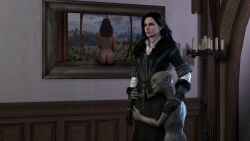 3d artist_request gollum lord_of_the_rings the_witcher the_witcher_(series) the_witcher_3:_wild_hunt yennefer
