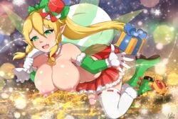 1futa 2017 alfheim_online areola blonde_hair breasts curvy erect_nipples erection erection_under_clothes erection_under_skirt exlic futa_only futanari green_eyes huge_breasts intersex kirigaya_suguha leafa long_hair looking_at_viewer nipples no_panties penis penis_out penis_under_clothes penis_under_skirt skirt solo sword_art_online sword_art_online:_fairy_dance sylph thighhighs topless twintails