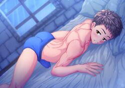 big_ass gay male_only masturbation muscles muscular muscular_male rex_(xenoblade) skinny suiton young