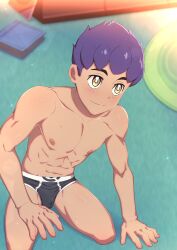 1boy gay hop_(pokemon) male_only muscles muscular muscular_male pokemon_ss suiton