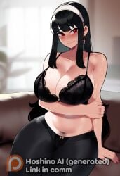 1girls ahe_gao ai_generated arms_up bra fellatio fellatio_gesture female female_only highres hoshino_ai_(generated) human living_room looking_at_viewer lying naked naughty_face panties portrait sofa solo spy_x_family thiccwithaq_(ai_style) three_quarter_view tongue tongue_out underwear upper_body yor_briar yor_forger